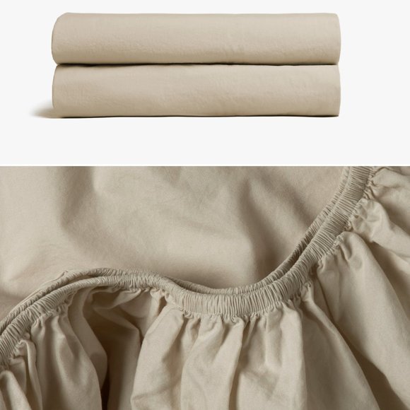 Parachute Brushed Cotton Sham Set "Latte" King size - Picture 2 of 4